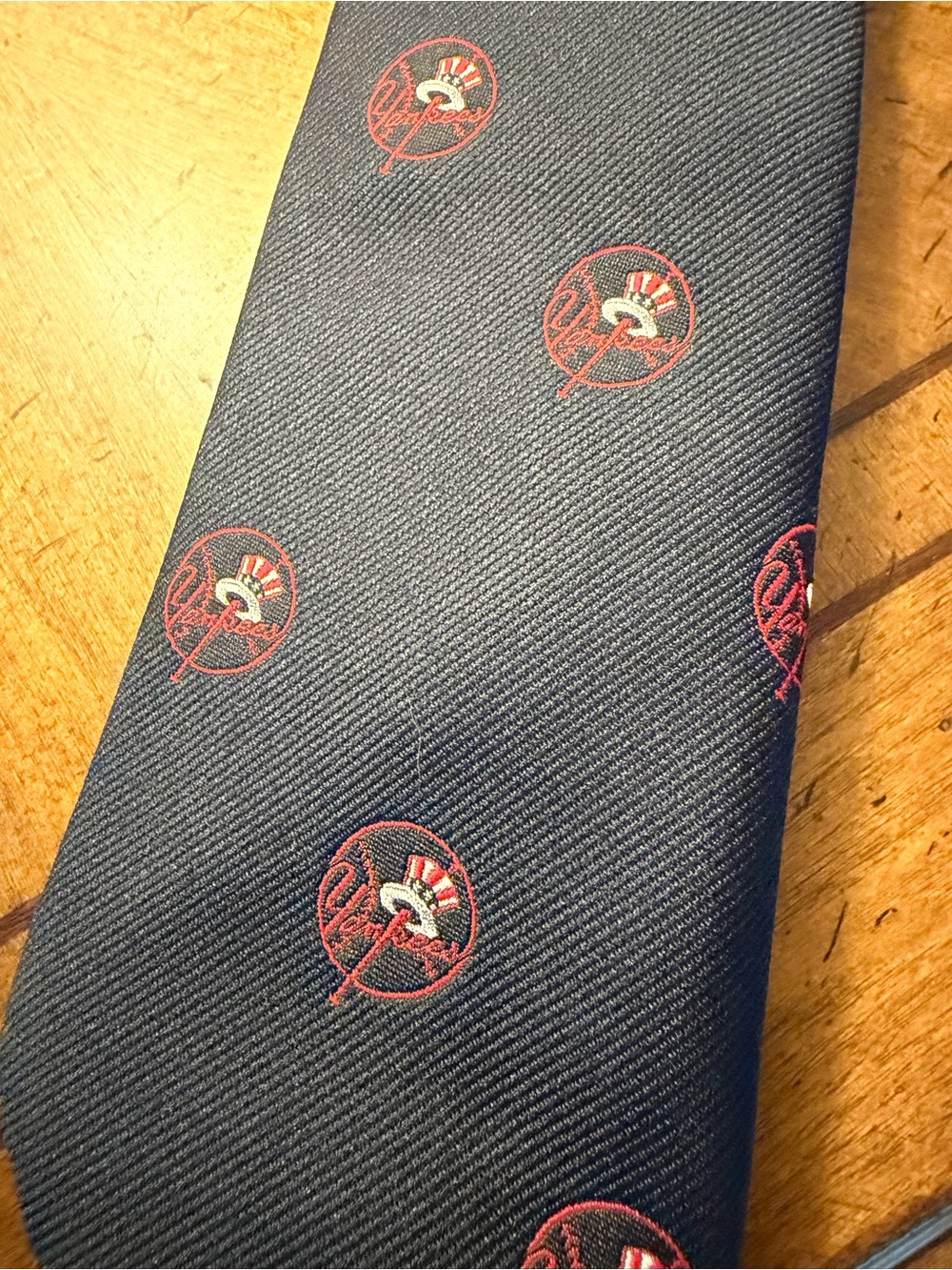 MLB NY Yankees Navy Necktie - Vintage